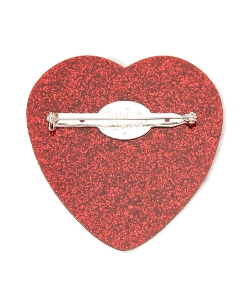 Ray BEAMS（レイビームス）の「TATTY DEVINE / ハート ブローチ（ブローチ/コサージュ・レディース・レッド・ONE SIZE）」の6枚目の写真