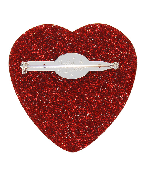 Ray BEAMS（レイビームス）の「TATTY DEVINE / ハート ブローチ（ブローチ/コサージュ・レディース・レッド・ONE SIZE）」の2枚目の写真