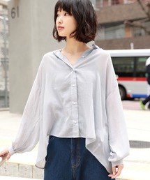 LAKOLE | シャーリングシアーブラウス / LAKOLE(シャツ/ブラウス)