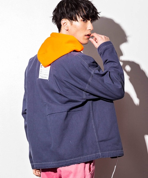 FILA（フィラ）の「FILA(フィラ)フルジップCPOジャケット（ブルゾン・メンズ・ベージュ/ピンク/ネイビー/ブルー・S/L/M）」の14枚目の写真