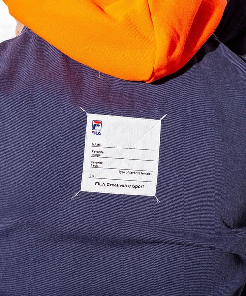 FILA（フィラ）の「FILA(フィラ)フルジップCPOジャケット（ブルゾン・メンズ・ベージュ/ピンク/ネイビー/ブルー・S/L/M）」の11枚目の写真