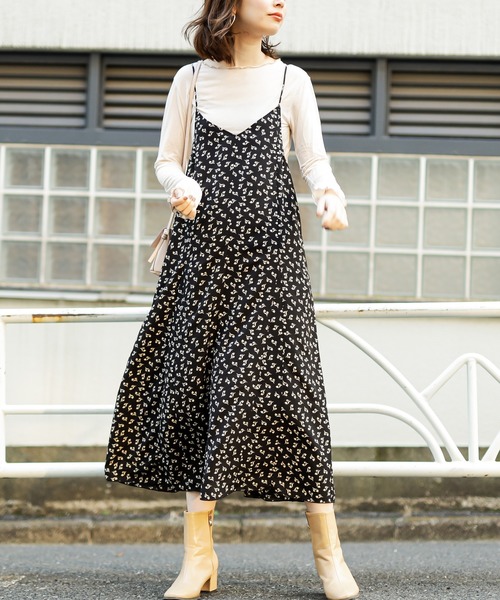 natural couture（ナチュラルクチュール）の「【WEB限定】レースアップキャミワンピ×メローTシャツセット（ワンピース・レディース・アイボリー/ミント/その他1/サックスブルー/ピンク・FREE）」の14枚目の写真