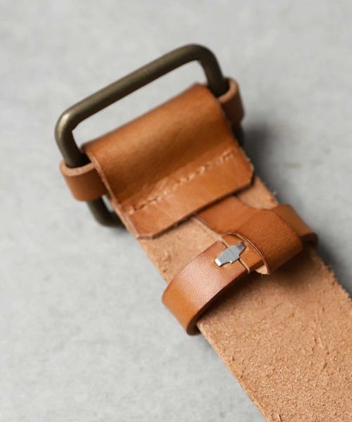 antiqua（アンティカ）の「ヴィンテージ風シンプル本革ベルト（ベルト・レディース・ブラック/ブラウン/キャメル・FREE）」の19枚目の写真