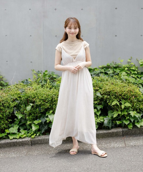 flower（フラワー）の「ペタルドットワンピース（ワンピース・レディース・ブラック/アイボリー・FREE）」の2枚目の写真