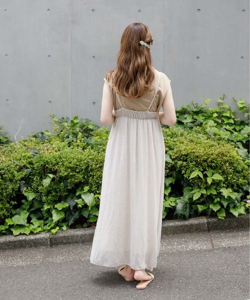 flower（フラワー）の「ペタルドットワンピース（ワンピース・レディース・ブラック/アイボリー・FREE）」の9枚目の写真