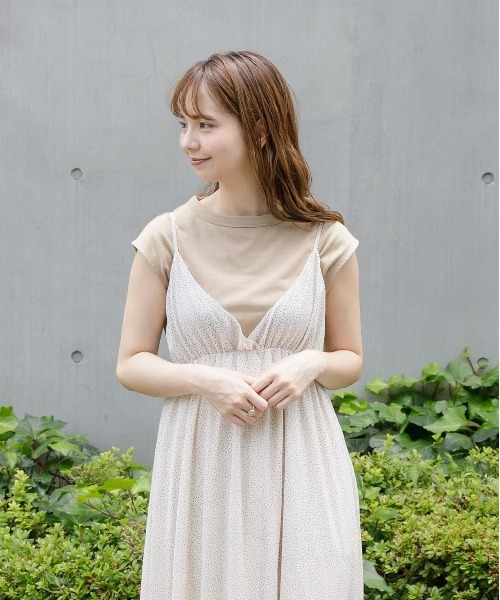 flower（フラワー）の「ペタルドットワンピース（ワンピース・レディース・ブラック/アイボリー・FREE）」の13枚目の写真