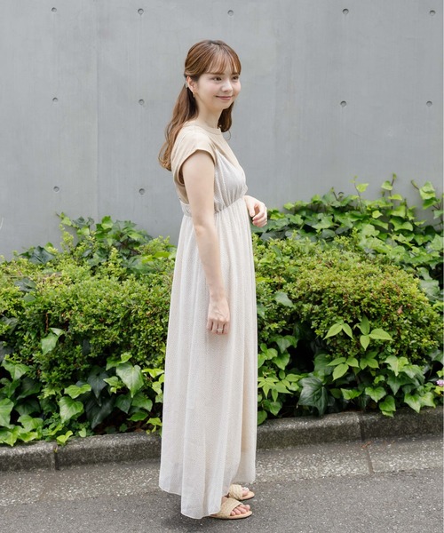 flower（フラワー）の「ペタルドットワンピース（ワンピース・レディース・ブラック/アイボリー・FREE）」の14枚目の写真