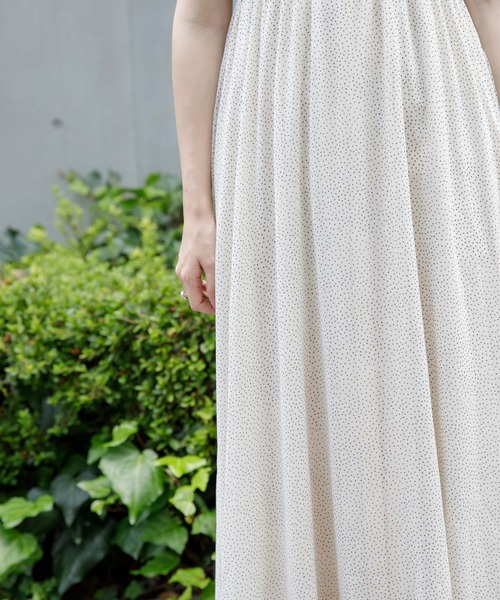 flower（フラワー）の「ペタルドットワンピース（ワンピース・レディース・ブラック/アイボリー・FREE）」の17枚目の写真