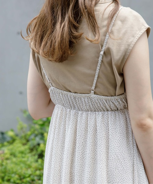 flower（フラワー）の「ペタルドットワンピース（ワンピース・レディース・ブラック/アイボリー・FREE）」の18枚目の写真