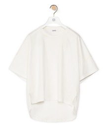 J6430 美品 ロエベ 短丈 ショート丈 アナグラム Tシャツ ホワイト M J6430 美品 ロエベ 短丈 ショート丈 アナグラム Tシャツ ホワイト M