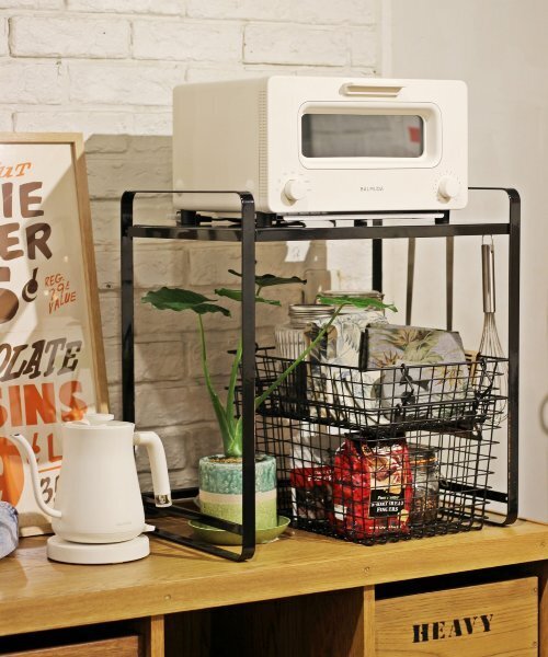 tower JOURNALSTANDARD FURNITURE 伸縮レンジラック WEB限定》【tower/タワー】伸縮レンジラック（食器・テーブル