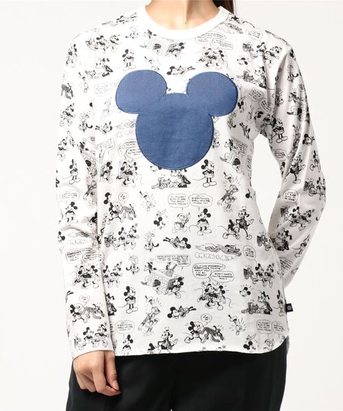 親子お揃い ディズニー デニムワッペンロンt 4414a Tシャツ カットソー Babydoll ベビードール のファッション通販 Zozotown