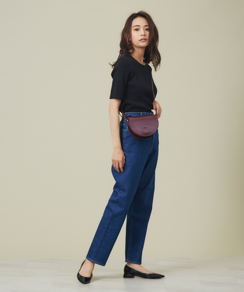 qualite（カリテ）の「【YAHKI】ラウンドショルダー（ショルダーバッグ・レディース・ダークグリーン/ワイン・フリー）」の5枚目の写真