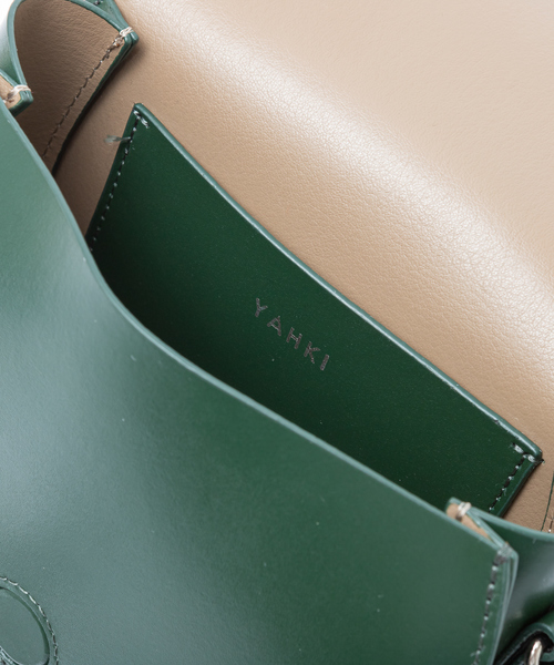 qualite（カリテ）の「【YAHKI】ラウンドショルダー（ショルダーバッグ・レディース・ダークグリーン/ワイン・フリー）」の13枚目の写真