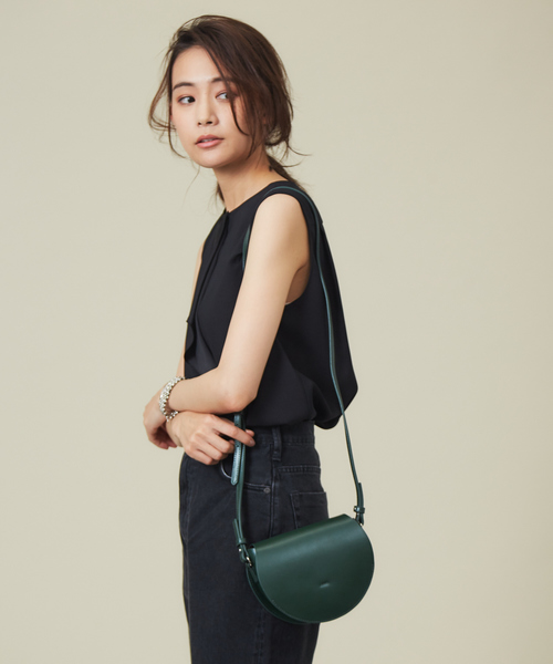 qualite（カリテ）の「【YAHKI】ラウンドショルダー（ショルダーバッグ・レディース・ダークグリーン/ワイン・フリー）」の17枚目の写真