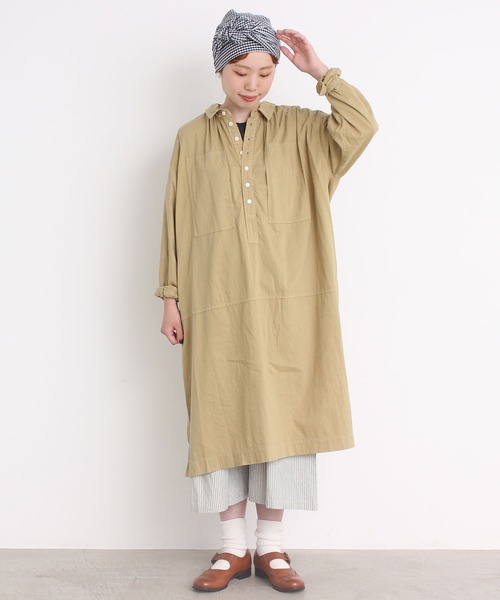 Malle Cotton ファーマーズワークシャツドレス ワンピース Malle マル のファッション通販 Zozotown