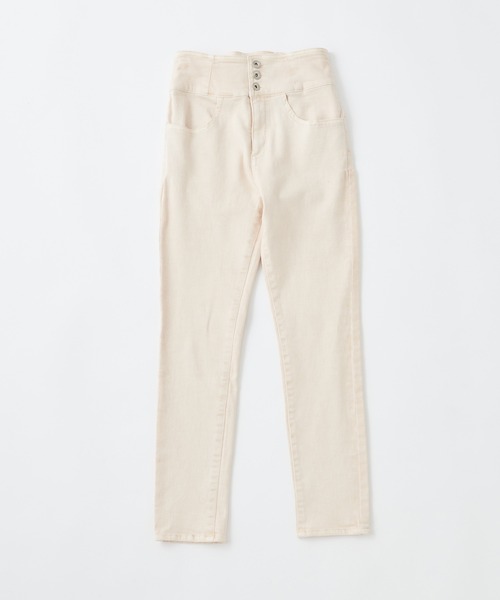 one after another NICE CLAUP（ワンアフターアナザーナイスクラップ）の「バックレースアップスキニーパンツ（その他パンツ・レディース・アイボリー/ブラック系その他/ブラウン・SMALL/MEDIUM）」の20枚目の写真