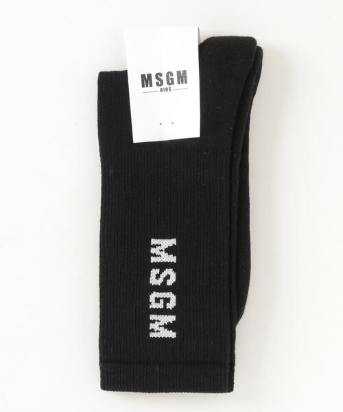 MSGM（エムエスジーエム）の「MSGM(エムエスジーエム)Kids & Junior ソックス靴下（ソックス/靴下・キッズ・オレンジ/ライトイエロー/ホワイト/ライトピンク/ブラック・8/10y/12/14/4/6）」の3枚目の写真