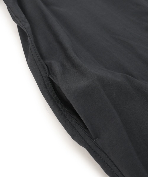 ADAM ET ROPE'(アダムエロペ)の「<洗える>【WEB限定】バンドカラーフレアーシャツワンピース(ワンピース・レディース・ベージュ/ネイビー/ブルー系その他4・FREE)」の5枚目の写真