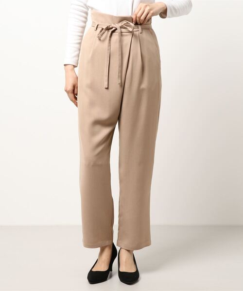 INTERPLANET（インタープラネット）の「リネンライクサップラップ風パンツ（その他パンツ・レディース・ライトグレー/ベージュ/ダークブラウン・FREE）」の13枚目の写真