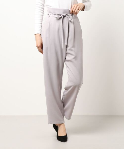 INTERPLANET（インタープラネット）の「リネンライクサップラップ風パンツ（その他パンツ・レディース・ライトグレー/ベージュ/ダークブラウン・FREE）」の20枚目の写真