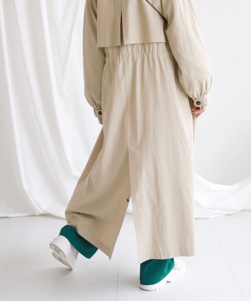 SLOBE citron.（スローブシトロン）の「SLOBE citron. ニュアンススタンドコート◆（その他アウター・レディース・ベージュ/カーキ・FREE）」の16枚目の写真