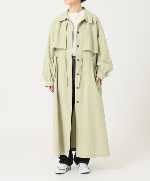 SLOBE citron. スローブイエナ ステンカラーコクーンコート SLOBE IENA - SLOBE IENA スタンドコクーンコート 38の通販 by