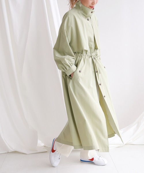 SLOBE citron.（スローブシトロン）の「SLOBE citron. ニュアンススタンドコート◆（その他アウター・レディース・ベージュ/カーキ・FREE）」の17枚目の写真