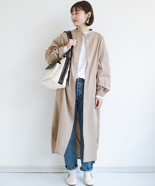 haco!（ハコ）の「カジュアルときれいの良いとこどり！どんなコーデにも似合う リュックにもショルダーにもなる2WAYバッグ（ショルダーバッグ・レディース・ブラック/グレイッシュベージュ・ONE SIZE）」の20枚目の写真