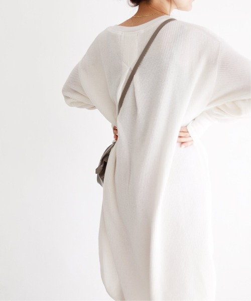 SLOBE IENA ワッフル編みチュニックニット【新品♡完売】イエナ