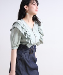 Mystrada（マイストラーダ）の「ラッフルブラウス（シャツ