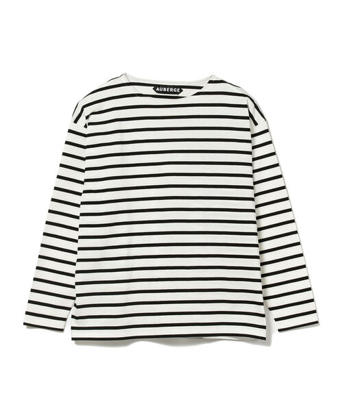 BRILLA per il gusto(ブリッラペルイルグースト)の「AUBERGE / COCO ボーダー カットソー(Tシャツ/カットソー・メンズ・ブラック系その他2/ブラウン系その他3/ブラウン系その他5/ネイビー/ホワイト/ブラック/ベージュ/グレー/ブラック系その他4・40/44)」の2枚目の写真