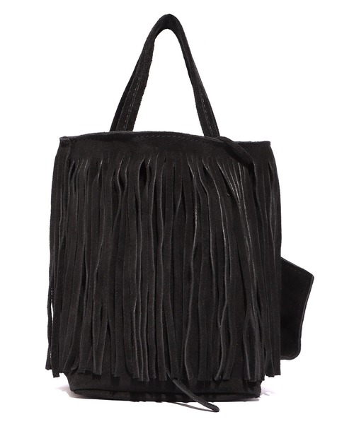 MARLON FIRENZE（マーロンフィレンツェ）の「MARLON FIRENZE/マーロンフィレンツェ SHOPPER MINI A TUTTA FRANGIA　ハンドバック　ショルダーバック フリンジバック（ハンドバッグ・レディース・ブラック/ブラウン/チョコ・FREE）」の14枚目の写真