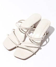 LEPSIM | ナローラインヒールサンダル　938450(サンダル)