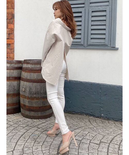 RESEXXY（リゼクシー）の「ハイウエストスキニーパンツ（その他パンツ・レディース・ホワイト/ブラック/ベージュ・FREE）」の20枚目の写真