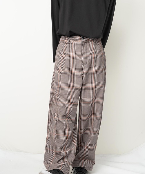 おしゃれスタ（オシャレスタ）の「TRワイドアンクルパンツ(IR)（その他パンツ・メンズ・ブラック/その他/グレイッシュベージュ/ブルー系その他/カーキ/ベージュ・XL/M/L）」の6枚目の写真