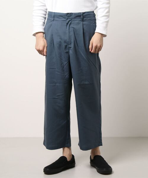 おしゃれスタ（オシャレスタ）の「TRワイドアンクルパンツ(IR)（その他パンツ・メンズ・ブラック/その他/グレイッシュベージュ/ブルー系その他/カーキ/ベージュ・XL/M/L）」の13枚目の写真