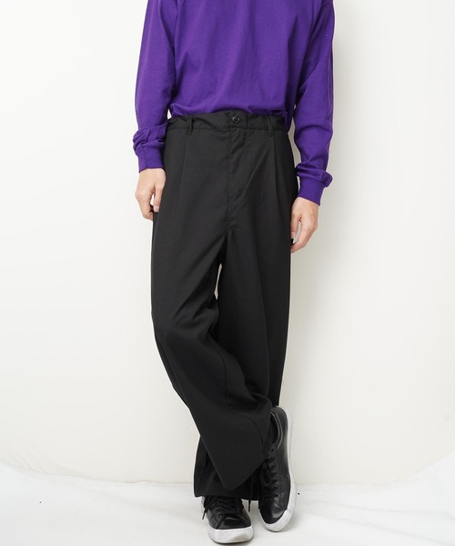 おしゃれスタ（オシャレスタ）の「TRワイドアンクルパンツ(IR)（その他パンツ・メンズ・ブラック/その他/グレイッシュベージュ/ブルー系その他/カーキ/ベージュ・XL/M/L）」の22枚目の写真