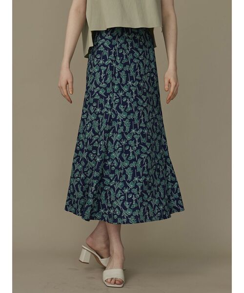 COTORICA(コトリカ)の「ヴィンテージフラワーマーメイドスカート(スカート・レディース・ネイビー/レッド・FREE)」の1枚目の写真