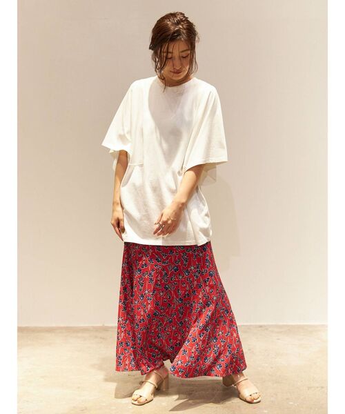 COTORICA(コトリカ)の「ヴィンテージフラワーマーメイドスカート(スカート・レディース・ネイビー/レッド・FREE)」の15枚目の写真