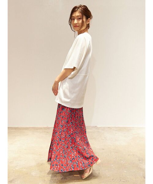 COTORICA(コトリカ)の「ヴィンテージフラワーマーメイドスカート(スカート・レディース・ネイビー/レッド・FREE)」の14枚目の写真