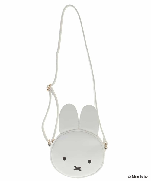 a.v.v（アーヴェヴェ）の「[KIDS]【数量限定】ミッフィーフェイスポシェット（ショルダーバッグ・キッズ・ホワイト/ライトグレー/ミント・120）」の4枚目の写真