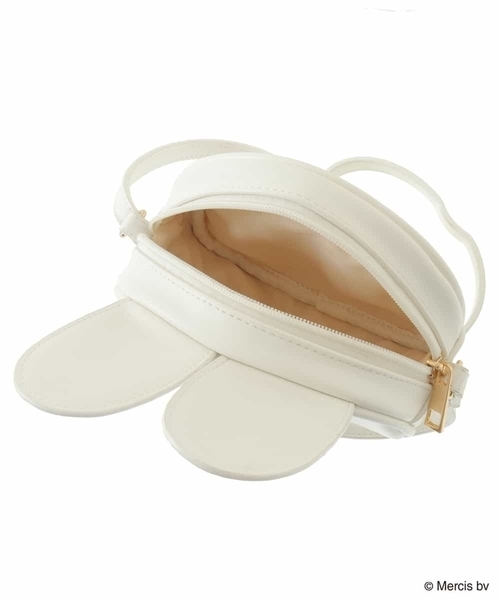 a.v.v（アーヴェヴェ）の「[KIDS]【数量限定】ミッフィーフェイスポシェット（ショルダーバッグ・キッズ・ホワイト/ライトグレー/ミント・120）」の7枚目の写真