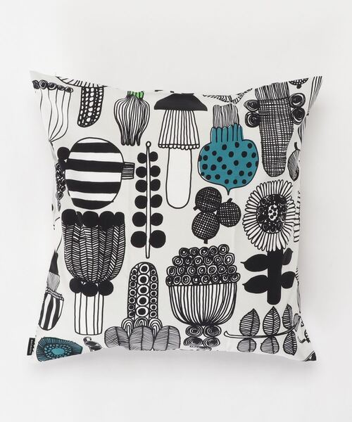 marimekko（マリメッコ）の「puutarhurin c.cover 50x50（クッション/クッションカバー・レディース・ライトグレー・FREE）」の2枚目の写真