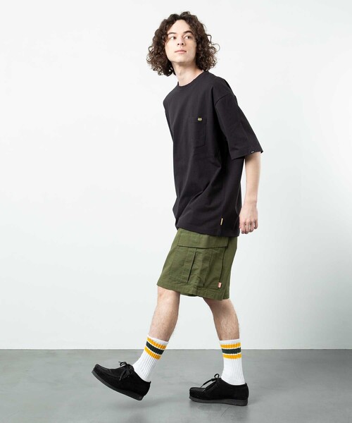 HINSON(ヒンソン)の「HINSON/ヒンソン CARGO SHORTS/カーゴ ショーツ(その他パンツ・メンズ・モスグリーン/ブラック/その他・SMALL/MEDIUM/LARGE)」の4枚目の写真