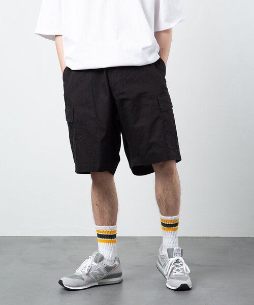 HINSON(ヒンソン)の「HINSON/ヒンソン CARGO SHORTS/カーゴ ショーツ(その他パンツ・メンズ・モスグリーン/ブラック/その他・SMALL/MEDIUM/LARGE)」の5枚目の写真