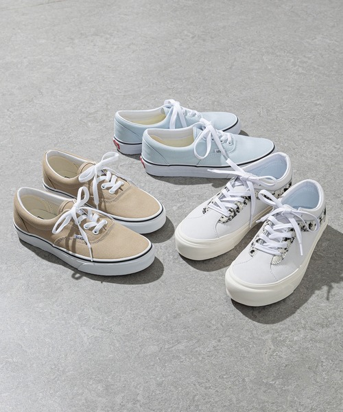 VANS（バンズ）の「【VANS】ERAスニーカー（スニーカー・レディース・ベージュ/ブルー系その他・23cm/23.5cm/24cm/24.5cm）」の6枚目の写真