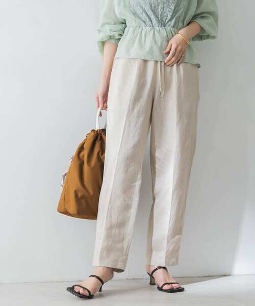 URBAN RESEARCH（アーバンリサーチ）の「UR TECH(UVカット・接触冷感・吸水速乾)+抗菌 機能付 ドロストテーパードパンツ（その他パンツ・レディース・ベージュ/ブラック・34/36/38）」の16枚目の写真