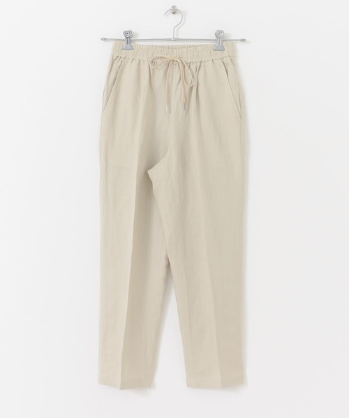 URBAN RESEARCH（アーバンリサーチ）の「UR TECH(UVカット・接触冷感・吸水速乾)+抗菌 機能付 ドロストテーパードパンツ（その他パンツ・レディース・ベージュ/ブラック・34/36/38）」の9枚目の写真