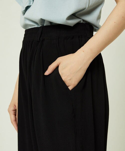 FREAK'S STORE（フリークスストア）の「カラージョーゼットパンツ（スラックス・レディース・レッド/グリーン/ブラック/オリーブ・ﾌﾘ-）」の22枚目の写真